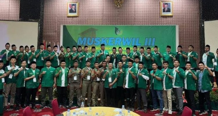 Gerakan Pemuda (GP) Ansor Provinsi Sumatera Selatan (Sumsel) menggelar Musyawarah Kerja Wilayah (Mukerwil) ke 3, yang bertempat di Hotel Daira, Palembang, pada hari Minggu, tanggal 17 November 2024. (BekisarMedia.id/Abdullah)