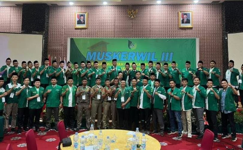 Gerakan Pemuda (GP) Ansor Provinsi Sumatera Selatan (Sumsel) menggelar Musyawarah Kerja Wilayah (Mukerwil) ke 3, yang bertempat di Hotel Daira, Palembang, pada hari Minggu, tanggal 17 November 2024. (BekisarMedia.id/Abdullah)