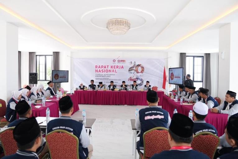 Laznas PPPA Daarul Qur’an menggelar Rapat Kerja Nasional (Rakernas) tahun 2025 di Bogor pada Kamis-Jum’at, tangga 28-29 November 2024. Tahun ini, tema yang diusung adalah Tumbuh Berdampak #ManfaatLuas. (foto : Laznas PPPA Daarul Qur’an)