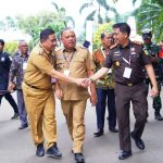 Pj. Bupati Kabupaten Musi Banyuasin (Muba), H. Sandi Fahlepi, turut menghadiri Rapat Koordinasi Nasional (Rakornas) Penyelenggaraan Pemerintahan Daerah, yang digelar oleh Kementerian Dalam Negeri (Kemendagri) Republik Indonesia, pada hari Kamis, tanggal 7 November 2024. (foto : Dinkominfo Muba)