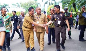 Pj. Bupati Kabupaten Musi Banyuasin (Muba), H. Sandi Fahlepi, turut menghadiri Rapat Koordinasi Nasional (Rakornas) Penyelenggaraan Pemerintahan Daerah, yang digelar oleh Kementerian Dalam Negeri (Kemendagri) Republik Indonesia, pada hari Kamis, tanggal 7 November 2024. (foto : Dinkominfo Muba)