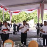 Rangkaian Hari Ulang Tahun (HUT) RSUD Sekayu ke-87 dan Hari Kesehatan Nasional (HKN) ke 60, digelar acara senam bersama, pada hari Jum'at, tanggal 22 November 2024, di Lapangan Eks Akper RSUD Sekayu. (foto : dinkominfo muba)