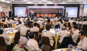 Sultan B. Najamudin, saat menghadiri Forum Komunikasi Dan Diseminasi Program Kerja Dengan Media bersama Koordinatoriat Wartawan Parlemen di Yogyakarta, pada hari Jumat, tanggal 22 November 2024. (foto : dpd ri)