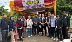 Badan Pengawas Pemilu (Bawaslu) Kota Palembang turun langsung mengawasi proses Pemungutan Suara Ulang (PSU) di Tempat Pemungutan Suara (TPS) 001 Kelurahan Lebong Gajah, Kecamatan Sematang Borang, pada hari Senin, tanggal 2 Desember 2024.