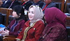 Anggota Dewan Perwakilan Daerah (DPD) Republik Indonesia asal Provinsi Sumatera Selatan (Sumsel), Hj. Eva Susanti, menghadiri Sidang Paripurna Istimewa Dewan Perwakilan Rakyat Daerah (DPRD) Kabupaten Banyuasin, pada hari Kamis, tanggal 10 April 2025.