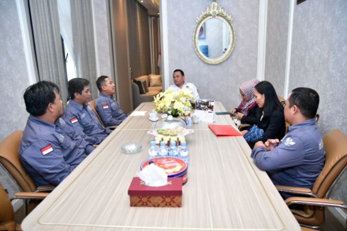 Pengurus Dewan Pimpinan Daerah Pro Jurnalismedia Siber Provinsi Sumatera Selatan melakukan audiensi dengan Ketua DPRD Sumsel, hari Kamis, tanggal 24 Juli 2025. (PJS Sumsel)