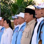 Ketua Dewan Perwakilan Daerah (DPD) Republik Indonesia, Sultan Baktiar Najamudin, saat menghadiri peluncuran nasional KMP yang digelar di Kabupaten Klaten, Jawa Tengah, pada hari Senin, tanggal 21 Juli 2025, bersama Presiden Republik Indonesia, Prabowo Subianto. (foto : Newsroom DPD RI)