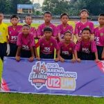 Pemain di Sekolah Sepak Bola Palembang Soccer Skills di Liga Arena U-12 Tahun 2025. (FOTO : dokumentasi tim SSB PSSI)