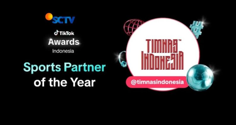 Akun resmi TikTok Timnas Indonesia mencatat prestasi membanggakan, setelah memenangkan kategori Sports Partner of the Year 2025 dalam ajang TikTok Awards Indonesia. (foto : pssi.org)