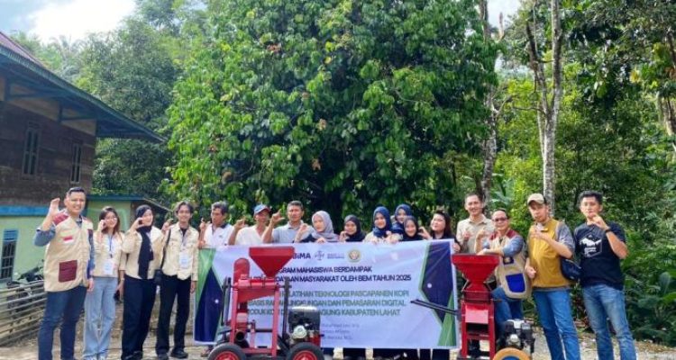 Badan Eksekutif Mahasiswa (BEM) STISIPOL Candradimuka Palembang berhasil menuntaskan Program PEM-BEM Mahasiswa Berdampak 2025 di Desa Keban Agung, Kecamatan Mulak Sebingkai, Kabupaten Lahat. (foto : STISIPOL Candradimuka Palembang)