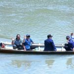 Gubernur Sumsel, Herman Deru, bersama Ketua DPRD Sumsel, Andie Dinialdie, melakukan kunjungan ke lokasi rencana pembangunan Jembatan Gantung Banuayu-Talang Sawah di Kabupaten OKU. (foto : sumselprov.go.id)