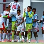 Pemain Bali United FC merayakan keberhasilan menciptakan gol di BRI Super League Musim 2025/2026. (foto : ileague.id)