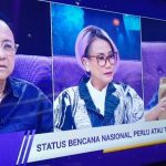 Irman Gusman dalam program live Kompas TV bersama narasumber dari BNPB, Puji Pujiono, dan dipandu Rosi Silalahi, pada hari Kamis, tanggal 4 Desember 2025. (foto : Newsroom DPD RI)