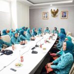 Suasana pertemuan TP PKK Kabupaten Muba dengan TP PKK Kabupaten OKU Selatan. (foto : Diskominfo Muba)