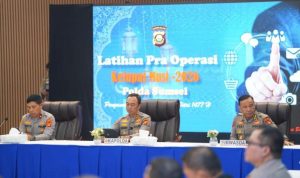 Kepala Kepolisian Daerah (Kapolda) Provinsi Sumatra Selatan (Sumsel), Irjen. Pol. Dr. Shandi Nugroho, memimpin langsung persiapan pengamanan Ramadhan dan arus mudik Idul Fitri 1447 H melalui pembukaan Latihan Pra Operasi (Latpraops) Ketupat Musi 2026. (WARTANEGERIKU.ID/TRY)