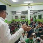 Anggota DPRD Sumsel, M. Toha, menggelar acara santunan dan buka puasa bersama di Kelurahan 24 Ilir, Kecamatan Bukit Kecil, Palembang, pada hari Selasa, tanggal 17 Maret 2026. (WARTANEGERIKU.ID/FRAN)