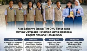Empat tim peneliti muda dari SMP Negeri 2 Semendawai Timur, berhasil lolos tahap review penelitian dalam ajang Olimpiade Penelitian Siswa Indonesia 2026. (WARTANEGERIKU.ID/HAIRUDIN) Empat tim peneliti muda dari SMP Negeri 2 Semendawai Timur, berhasil lolos tahap review penelitian dalam ajang Olimpiade Penelitian Siswa Indonesia 2026. (WARTANEGERIKU.ID/HAIRUDIN)