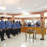 ebanyak 30 aparatur sipil negara (ASN) baru resmi dilantik di lingkungan Pemerintah Kabupaten (Pemkab) Ogan Komering Ilir, pada hari Senin, tanggal 30 Maret 2026. (WARTANEGERIKU.ID/DINKOMINFO OKI)