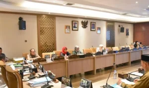 rapat kerja DPRD Sumsel bersama Biro Kesejahteraan Rakyat (Kesra) Sumsel dalam rangka membahas Laporan Keterangan Pertanggungjawaban (LKPJ) Gubernur Tahun Anggaran 2025.