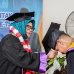 Wisuda Sekolah Lansia Tangguh di Desa Babat Banyuasin Muba