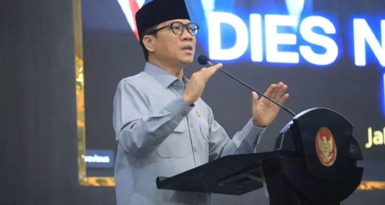 Menteri Desa dan Pembangunan Daerah Tertinggal (Mendes PDT) Republik Indonesia, Yandri Susanto, menghadiri Dies Natalis Badan Permusyawaratan Desa (BPD) ke-27, yang digelar pada hari Kamis, tanggal 7 Mei 2026.