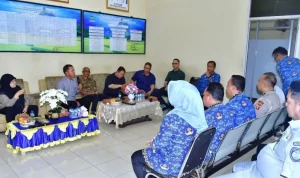 Komisi III DPRD Sumsel melakukan Kunker ke UPTB Pengelolaan Pendapatan Daerah Bapenda Sumsel Wilayah Lahat I, Kabupaten Lahat. (WARTANEGERIKU.ID/FRAN) Komisi III DPRD Sumsel melakukan Kunker ke UPTB Pengelolaan Pendapatan Daerah Bapenda Sumsel Wilayah Lahat I, Kabupaten Lahat. (WARTANEGERIKU.ID/FRAN)