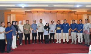 Pimpinan dan Anggota Komisi III Dewan Perwakilan Rakyat Daerah (DPRD) Provinsi Sumatra Selatan (Sumsel) melaksanakan kunjungan kerja ke PT Bukit Asam (PTBA) Unit Pelabuhan Tarahan, Provinsi Lampung, Jumat, 26 Juni 2026. (WARTANEGERIKU.ID/FRAN)