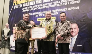 Kabupaten Muba resmi dinobatkan sebagai pelopor program perlindungan jaminan sosial ketenagakerjaan bagi masyarakat pekerja rentan di Sumatra Selatan. (WARTANEGERIKU.ID/FRAN)