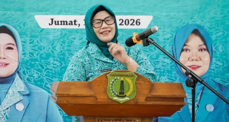 Rangkaian Pelatihan Pemasaran Produk Usaha Peningkatan Pendapatan Keluarga (UP2K) Menuju Era Digital yang diselenggarakan oleh Tim Penggerak Pemberdayaan Kesejahteraan Keluarga (TP PKK) Kabupaten Musi Banyuasin (Muba) resmi ditutup. (WARTANEGERIKU.ID/FRAN)