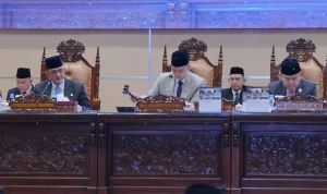 Dewan Perwakilan Rakyat Daerah (DPRD) Provinsi Sumatra Selatan (Sumsel) menggelar Rapat Paripurna XXXVII di Ruang Rapat Paripurna DPRD Sumsel, Palembang, Senin, tanggal 29 Juni 2026. (WARTANEGERIKU.ID/FRAN)