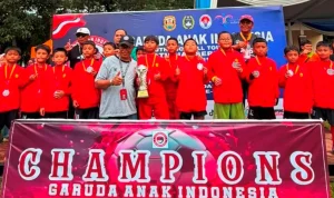 Sekolah Sepak Bola (SSB) Palembang Soccer Skill (PSS) U-10 sukses menempati posisi kedua pada ajang Garuda Anak Indonesia (GAI) Nasional 2026. (WARTANEGERIKU.ID)
