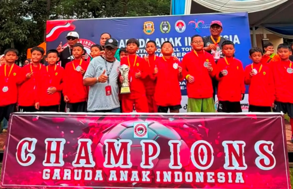 Sekolah Sepak Bola (SSB) Palembang Soccer Skill (PSS) U-10 sukses menempati posisi kedua pada ajang Garuda Anak Indonesia (GAI) Nasional 2026. (WARTANEGERIKU.ID)