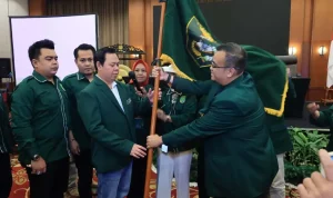 Ketua Dewan Perwakilan Daerah (DPD) Republik Indonesia, Sultan Baktiar Najamudin, secara resmi didaulat menjadi Ketua Umum Dewan Pimpinan Pusat (DPP) Tenaga Pembangunan (TP) Sriwidjaja periode 2026-2031. (WARTANEGERIKU.ID/AIRU)