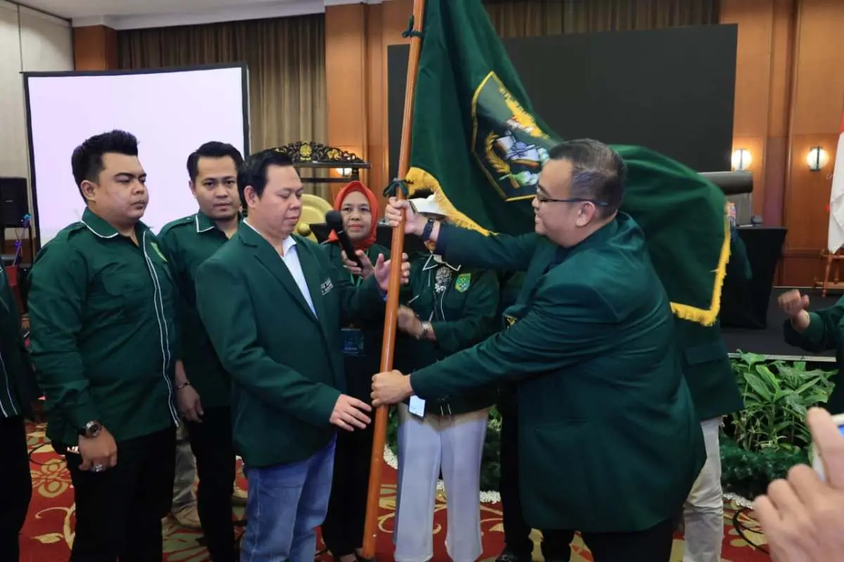 Ketua Dewan Perwakilan Daerah (DPD) Republik Indonesia, Sultan Baktiar Najamudin, secara resmi didaulat menjadi Ketua Umum Dewan Pimpinan Pusat (DPP) Tenaga Pembangunan (TP) Sriwidjaja periode 2026-2031. (WARTANEGERIKU.ID/AIRU)