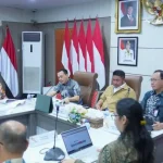 Wakil Ketua DPRD Provinsi Sumatera Selatan, H. Nopianto, S.Sos., M.M. dan H. M. Ilyas Panji Alam, S.H., S.E., M.M., M.H., menghadiri Rapat Koordinasi, Pemantauan, dan Evaluasi Program Pemberantasan Korupsi Pemerintah Provinsi Sumatera Selatan Tahun 2026.