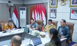 Wakil Ketua DPRD Provinsi Sumatera Selatan, H. Nopianto, S.Sos., M.M. dan H. M. Ilyas Panji Alam, S.H., S.E., M.M., M.H., menghadiri Rapat Koordinasi, Pemantauan, dan Evaluasi Program Pemberantasan Korupsi Pemerintah Provinsi Sumatera Selatan Tahun 2026.