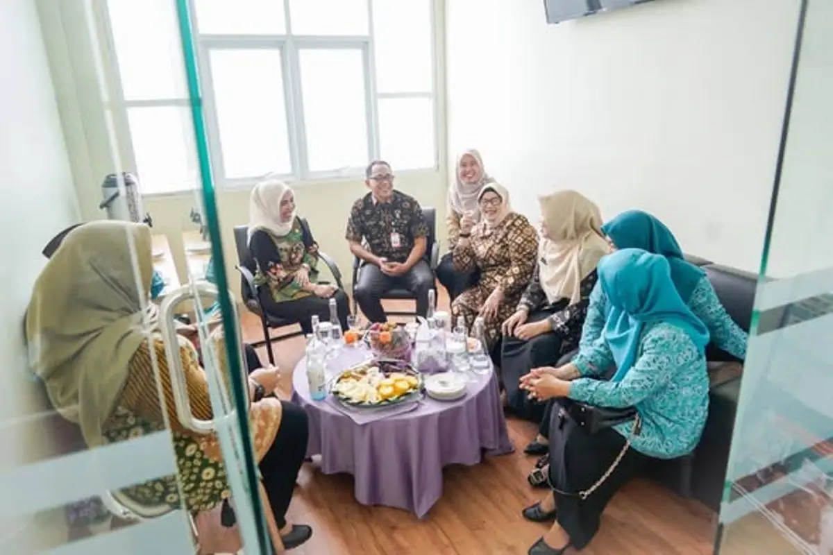Ketua TP PKK Kabupaten Musi Banyuasin (Muba), Hj. Patimah Toha, di Ruang Medical Check-Up (MCU) Lantai 2 RSUD Sekayu. (WARTANEGERIKU.ID/FRAN)
