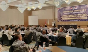 Musyawarah Nasional (Munas) III Pro Jurnalisme Siber (PJS) di Jakarta, pada hari Selasa, tanggal 21 Juli 2026. (WARTANEGERIKU.ID/AIRU) Musyawarah Nasional (Munas) III Pro Jurnalisme Siber (PJS) di Jakarta, pada hari Selasa, tanggal 21 Juli 2026. (WARTANEGERIKU.ID/AIRU)