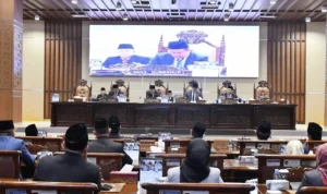 Dewan Perwakilan Rakyat Daerah (DPRD) Provinsi Sumatera Selatan menggelar Rapat Paripurna XXXVIII Masa Persidangan Tahun 2026 pada hari Senin, tanggal 13 Juli 2026. (WARTANEGERIKU.ID/TRI)