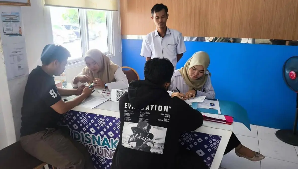 Disnakertrans Muba telah merilis hasil verifikasi administrasi program pelatihan sektor minyak dan gas (migas) untuk Anggaran Pendapatan Belanja Negara (APBN) Tahun Anggaran 2026. (WARTANEGERIKU.ID/FRAN)