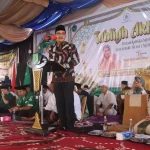 Wakil Bupati Kabupaten Musi Banyuasin (Muba), Abdur Rohman Husen, menghadiri Tabligh Akbar dalam rangka menyambut Tahun Baru Islam 1 Muharram 1448 Hijriah, pada hari Jum'at, tanggal 5 Juni 2026.