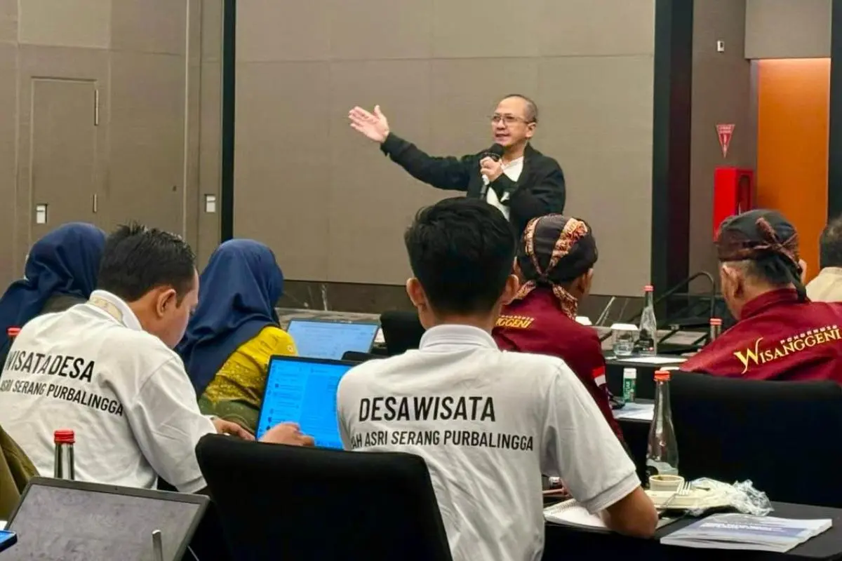 Bank Indonesia (BI) melalui Departemen Ekonomi dan Keuangan Syariah (DEKS) berkolaborasi dengan Kementerian Pariwisata (Kemenpar) Republik Indonesia, menggelar "Bootcamp Peningkatan Kapasitas Desa Wisata Unggulan Ramah Muslim". (WARTANEGERIKU.ID/AIRU)
