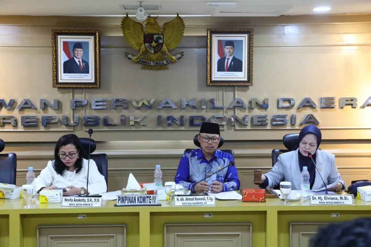 Komite IV Dewan Perwakilan Daerah (DPD) Republik Indonesia (RI) menyatakan kesiapan penuh untuk menggelar uji kelayakan dan kepatutan (fit and proper test) terhadap 23 calon anggota Badan Pemeriksa Keuangan (BPK) RI periode 2026–2031. (WARTANEGERIKU.ID/AIRU)