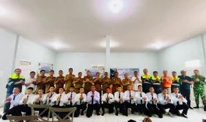 Pelatihan dan Sertifikasi Operator Alat Berat (Excavator), hasil kerja sama strategis dengan Pusat Pengembangan Sumber Daya Manusia (PPSDM) Geominerba Bandung, Kementerian ESDM Republik Indonesia. (WARTANEGERIKU.ID/AIRU)
