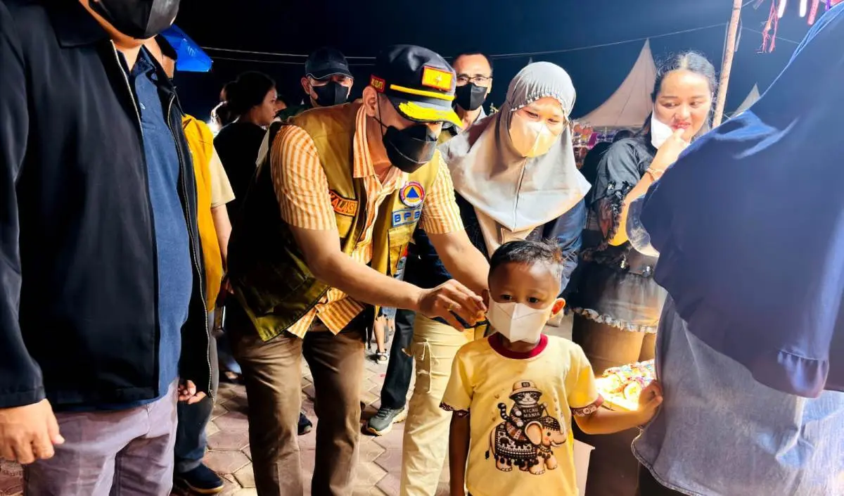 Tim gabungan yang terdiri atas Badan Penanggulangan Bencana Daerah (BPBD), Dinas Kesehatan, Satpol PP, Bagian Tata Pemerintahan, pihak Event Organizer, serta didampingi Ketua PWI Muba, menggelar peninjauan langsung di pusat keramaian pada Senin malam, 14 September 2026. (WARTANEGERIKU.ID/AIRU)