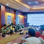 dialog bersama Bidang Dokumentasi dan Jaringan Informasi Hukum (DJIH) Pusat Perancangan dan Kajian Kebijakan Hukum (Pusperjakum) Sekretariat Jenderal DPD RI di Kompleks Pemerintahan Kota Surakarta. (WARTANEGERIKU.ID/AIR)