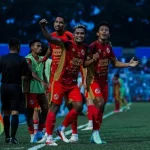 Pemain Semen Padang FC melakukan selebrasi usai menciptakan gol ke gawang PSGC Ciamis, Sabtu, 26 September 2026. (FOTO: INSTAGRAM SEMEN PADANG FC)